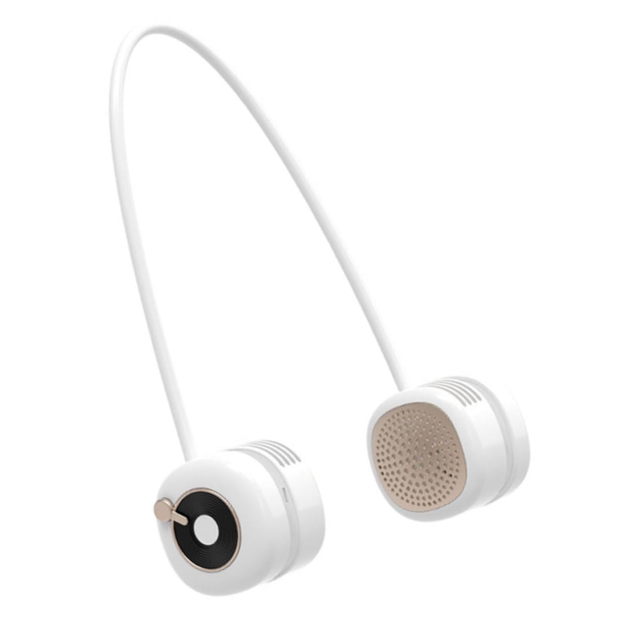 Ventilateur de cou portable idéal pour vos activités extérieures et randonnées d'été.