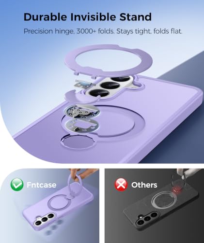 Image of FNTCASE for Samsung Galaxy S26 FE Case with 360 Spin Magnetic Stand