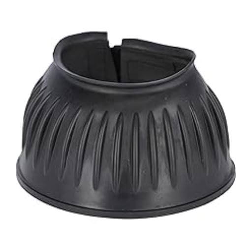 Kerbl 3211614 Springglocken Gummi, paarweise Klettver, schwarz, Gr. XFull (Packung mit 2)
