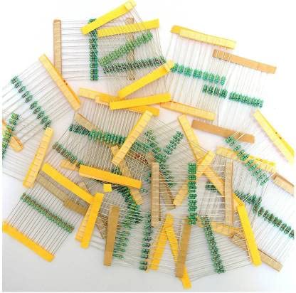Image of BRANDED Carbon Film Resistor 1 /4 watt 4 Band Tolerance 5% - Total 100pcs Value (56K Ohms)