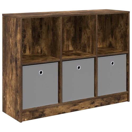 Aparador con 3 cajones independiente moderno de madera de 102x32x73,5 cm 2