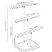 jiahesuw Fashionable Sturdy Acrylics Jewelry Stand for Necklaces Bracelets and Earrings Clear Organizers with Multiple Tower