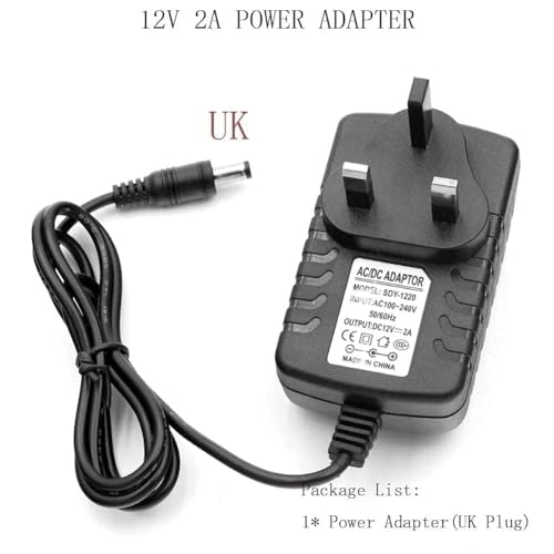 شاحن بتقنية دي سي، متوافق مع كاميرات المراقبة وشرائط الإضاءة، بمنفذ واحد