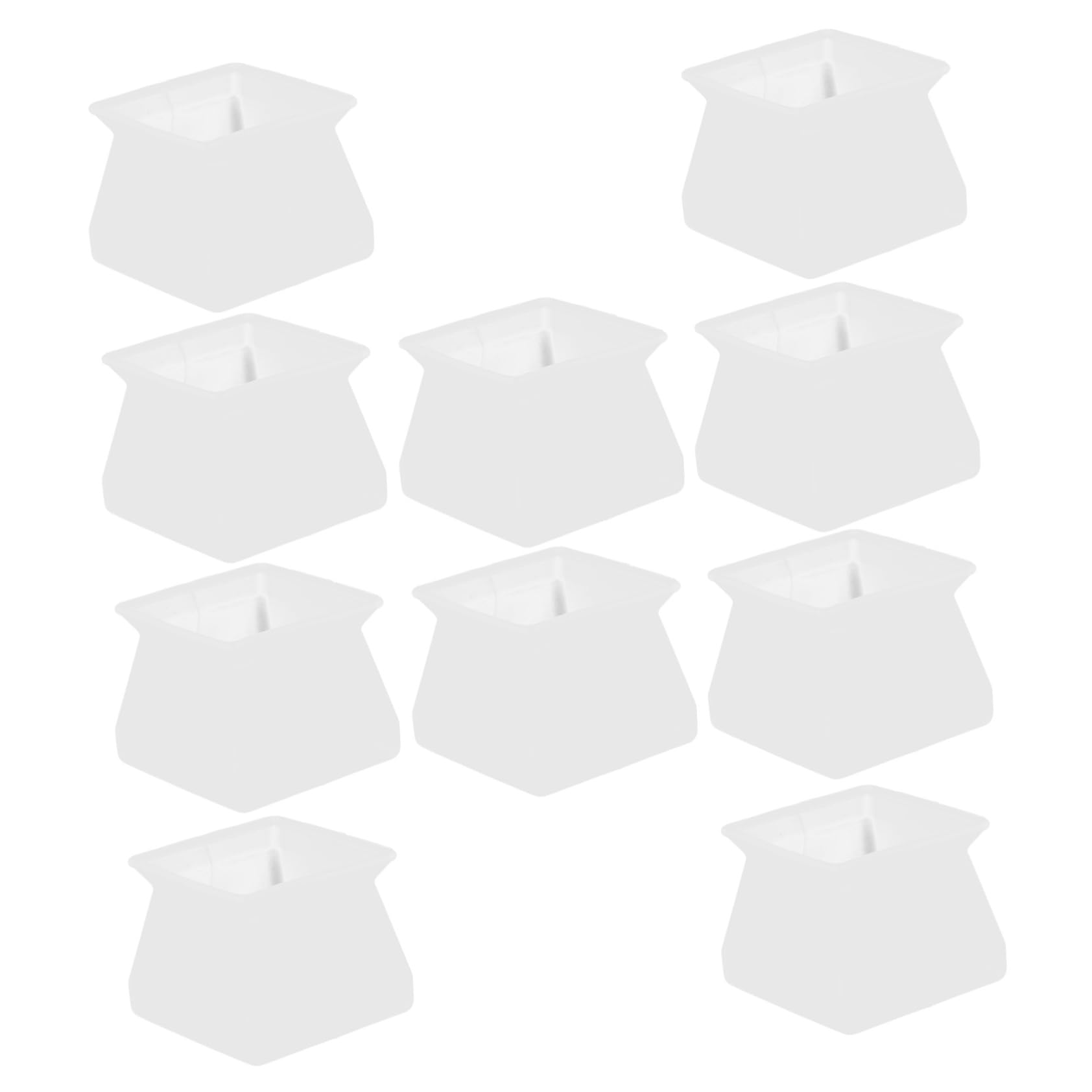 NUOBESTY 10piezas Protectores de Suelo para Patas de Muebles de Silicona Antidesgaste y Antirayado para Sillas, Mesas y Sofás