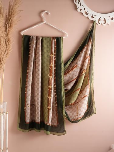Image of Viscose Scarf for Women | Lightweight & Long | Stole for Women - Stylish Design | Neck Scarf, Hair Scarf, & Head Scarf for Women & Girls | All Season Accessory