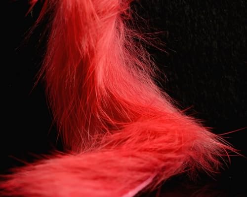 Hareline Fly Tying Magnum Rabbit Strips - Wide Rabbit Fur Strip Material for Streamers, Pike, Musky & Saltwater Flies