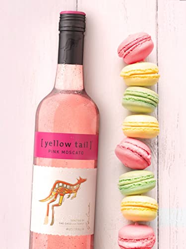 Yellow Tail Pink Moscato - Süßer Roséwein aus Australien mit 7,5% vol. Alkohol (6 x 0,75l)