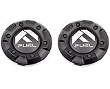 QAMNVCRTY 2PCS Wheel Cap Hub Cap Center Cap for Fuel Top M-447, 1001-58-CEN Matte Black