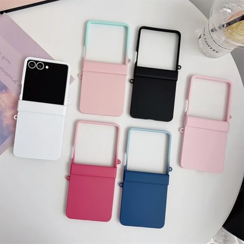 Coque rigide Galaxy Z Flip6 blanc mat avec protection charnière - 2
