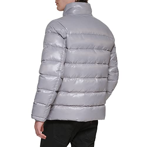 GUESS Men's Midweight Logo Oversized Zip Puffer - Product