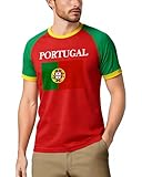 CQF Portugal Shirts for Men Portuguese Flag T-Shirt Portugal Soccer Fan Tees 2026 World Cup Soccer Tops
