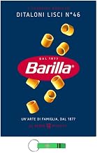14 x Barilla Pasta Ditaloni Smooth No. 46, 100% Italian Pasta 500 g + Beni Culinari Keyring Free