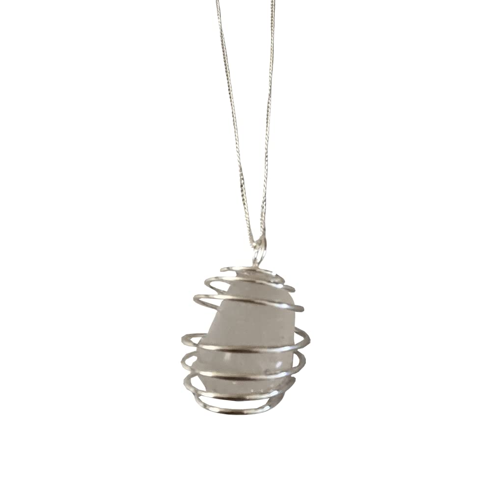 VIE Spiral Tumbled Pendant Necklace, Tiger's Eye