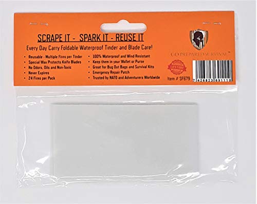 Go Prepared Survival Spartan Fire XL EDC Tinder