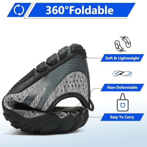 Image of SAGUARO Womens Mens Barefoot Shoes Minimalist Trail Runner Wide Toe Box Zero Drop Outdoor Cross Training Shoe