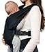 Imagen de Portabebe Porteo Malla Fresca Ligero Ergonomico Refuerzo Trasero Anclajes Giratorios Ajustables Colocacion Rapida Manos Libres Sling Unisex Papa Mama Bebe 3 a 24 Meses Hasta 15 Kg Negro Transpirable