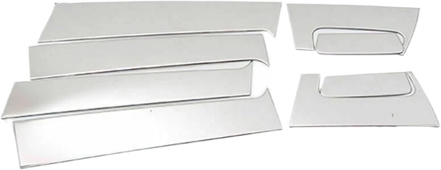 8Pcs Pillar Post Window Sticker Trim Compatible with Honda HRV 2016-2022 Silver Chrome Car Door BC Coulmn Styling Decal