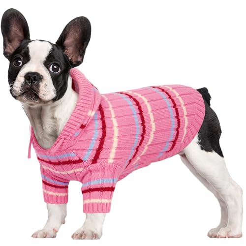 Kuoser Hooded Sweater for French Bulldog