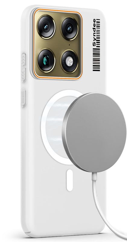 Image of Mr. Case Back Cover for Motorola Signature Sleek Frosted Translucent Back with Wireless Charging Support | Anti-Scratch Shockproof Phone Case - White