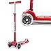 Micro Scooter Maxi Deluxe LED Red