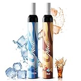 電子タバコ 使い捨て VAPE シーシャ 2本 4000回使用可能 紙フィルター付き 爆煙 水蒸気タバコ 持ち運び ベイプ 禁煙グッズ ニコチン無し MEET スーパー清涼感&コーラ