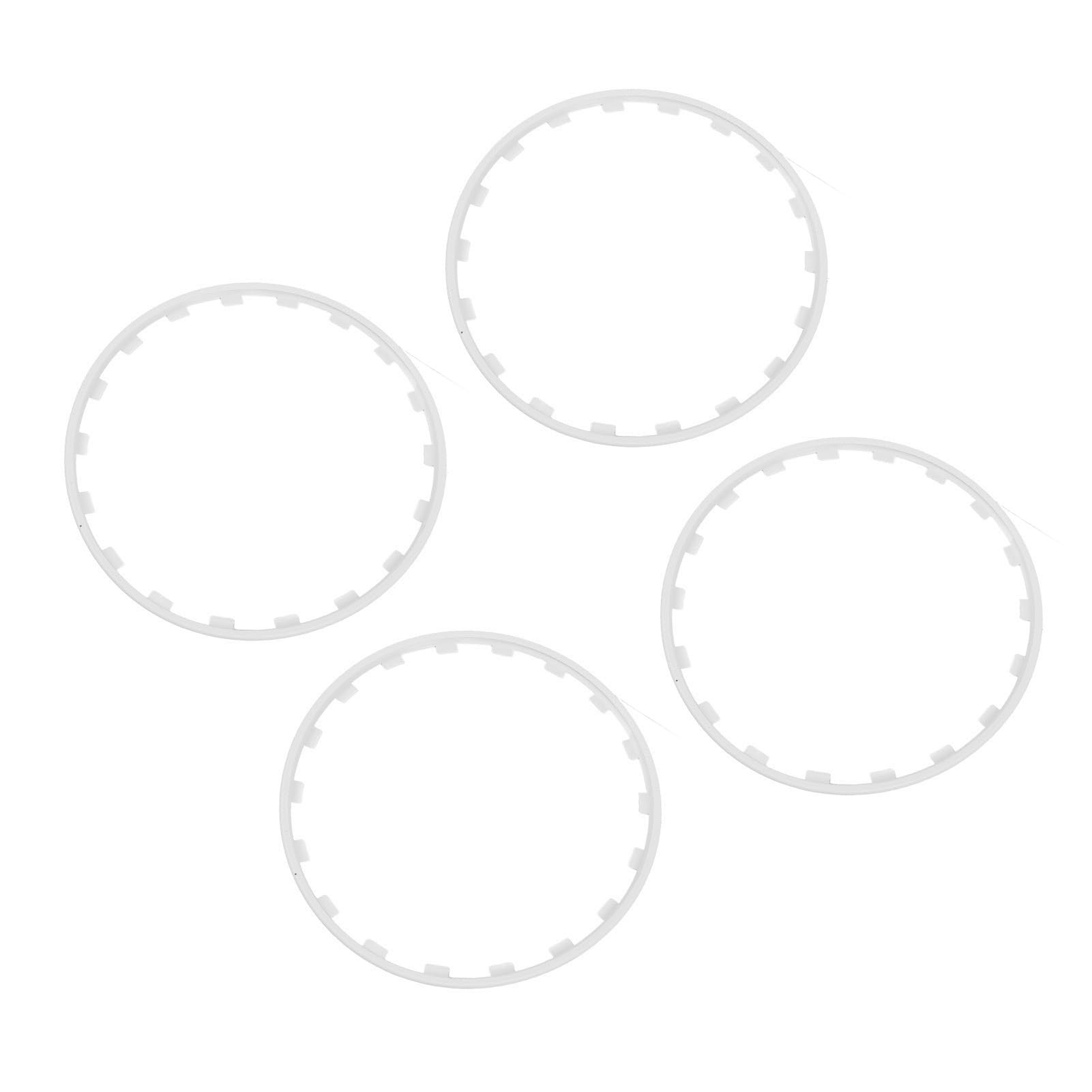 Felgenschutzring, Kratzfest, Universelle Passform, Ersatz für 18-Zoll- von 2017 Bis 2023, Nylon-Material, Stil und Schutz (White)