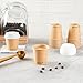 Restaurantware-Sustain 4 Ounce BPI-Certified Hot Cups, 50 Single Wall Coffee Cups - Lids Sold Separately, Leakproof PLA Coating, Compostable Kraft Paper Cups, For Hot Or Cold Drinks 6