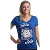 Dont-Be-a-Prick-Funny-Hedgehog-Attitude-Humor-Saying-V-Neck-T-Shirt-for-Women Don't Be a Prick | Funny Hedgehog Attitude Humor Saying V-Neck T-Shirt for Women-(Vneck,M) Vintage Royal