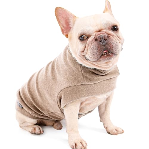 FUNAT Dog Cat Winter Warm Jumper, Cute Knitwear for Pets in Spring Autumn Sweater for Dogs Pet Casual Tracksuit Sweatshirt (L - Image 3