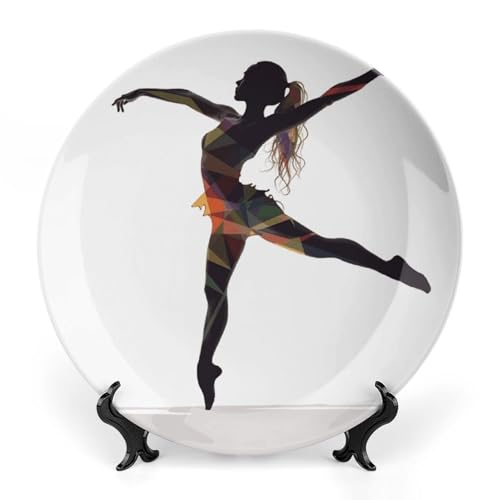 Plato decorativo de porcelana Bone China 10 pulgadas