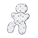 Miracle Baby Colchoneta Silla Paseo Universal Transpirable 3D,Colchoneta Carro Bebe Cómodo,Sillita Coche Colchoneta Carro Transpirable 34 * 67 cm(Estrella)