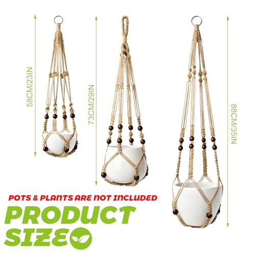 Macramé pour plante marron pour sublimer votre balcon et votre plafond
