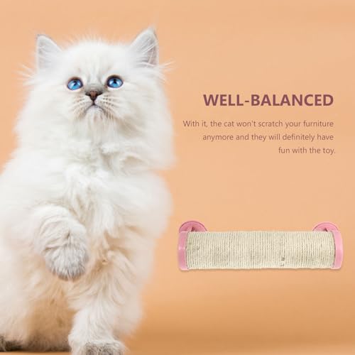 Poste para rascar gatos de sisal resistente tamaño mediano miniatura 6