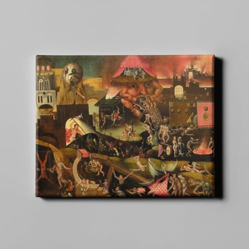 Toile Hieronymus Bosch Christ dans les limbes - Tableau grand format style galerie d'art