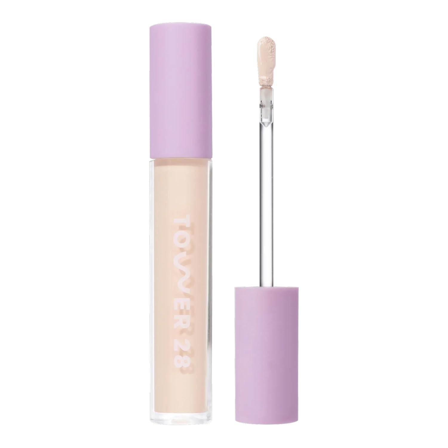 Tower 28 Swipe Serum Concealer - Hydrating Medium-Full Coverage Concealer + Under Eye Brightener - Skin Care Infused Makeup with Hyaluronic Acid +