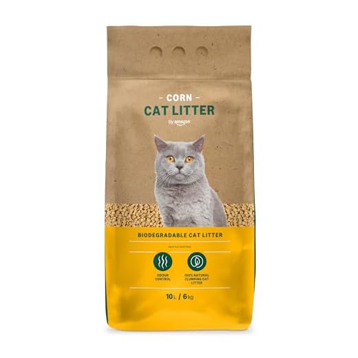 Mais-basierte klumpende Katzenstreu von Amazon