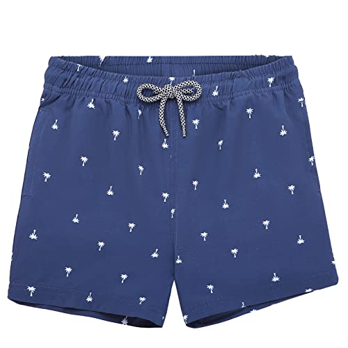 Image of Biwisy Boys Swim Trunks Quick Dry Swim Shorts Little Boys Lining Swimwear Bathing Suits with Pockets