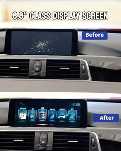 Image of LQ088K9RA01 8.8 inch Glass Display Screen Replacement for 2012-2017 BMW L7 CID High 3 4 Series F30 F31 F32 F33 F34 F36 OEM Information Display 9292248 (NO LCD Panel)