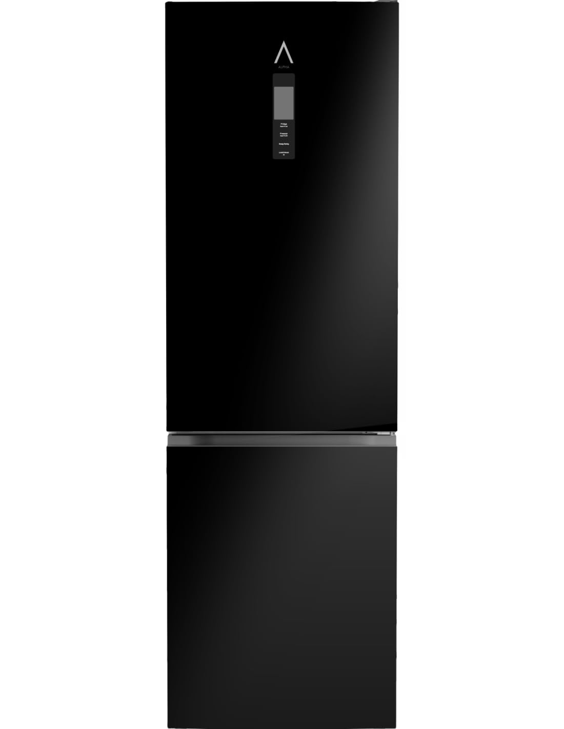 ALPHA Frigorífico Combi Pegasus Elite-185, Negro, No Frost