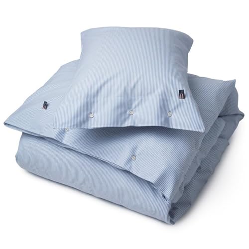 Lexington Bettwäsche Bettbezug Pin Point Blue White Duvet (135x200cm)