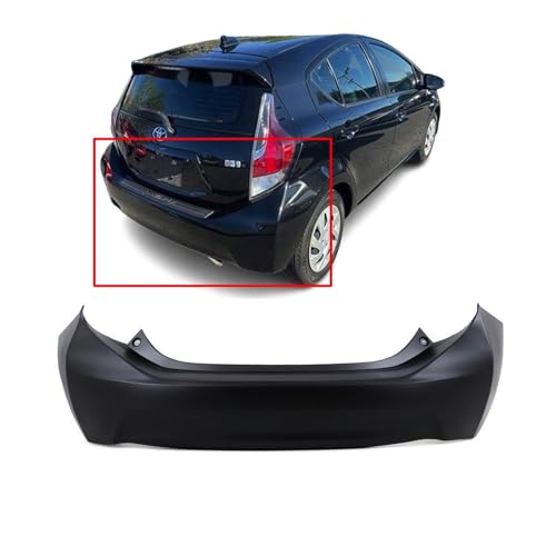 Image of FitParts Compatible with Toyota Prius C 2012-2016 Rear Bumper Cover
