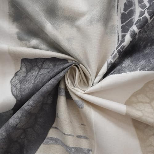Image of Cotton Diwan Set Covers |8 Pieces Diwan Cover Set|300 TC Fabric| Pure Cotton Printed Deewan Set (1 Single Bedsheet, 2 Bolster Covers, 5 Cushion Covers)| (Grey White Patti)