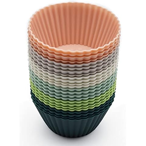 MODENGKONGJIAN Reusable Silicone Cupcake Baking Cups Cover