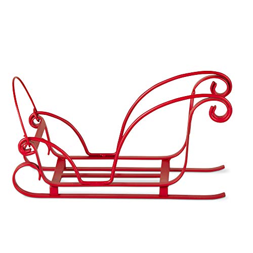 tag Trade Associate Group, Wine Bottle Holder Sleigh Red