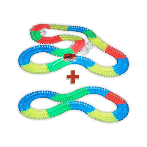 LIGHTNING SPEEDY Circuit Voiture et 288 Rails Flexible, modulable et Luminescent Ultra Fun - Vu à la TV Cover