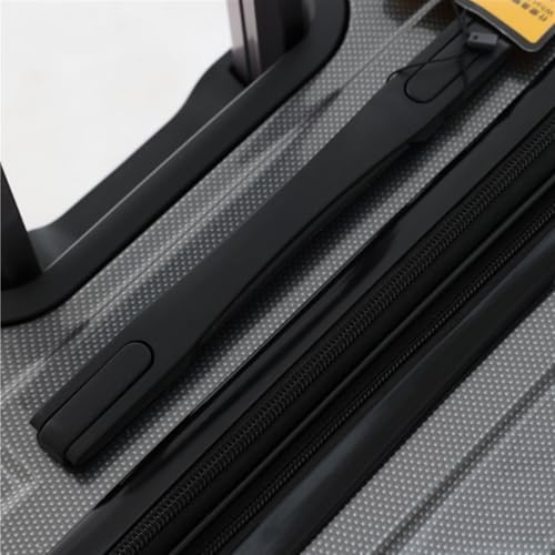 Luggage Sets Large Capacity Suitcase Set Silent Universal Wheel Suitcase Double Zipper Double Handle Expandable Trolley Case Suitcase(Black)4