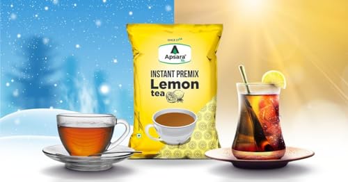Apsara Instant Premix Lemon Tea 1kg | 2 in-1 Tea, Lemon Flavoured Tea, and Hot Lemon Tea | Refreshing Summer Drink | Ready to Drink - Image 9 thumbnail