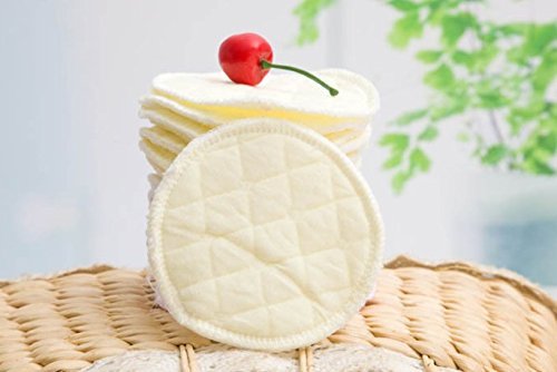 Esowemsn MM00800(12) 12Pcs Cotton Washable Reusable Nursing Pads Best thumb #3