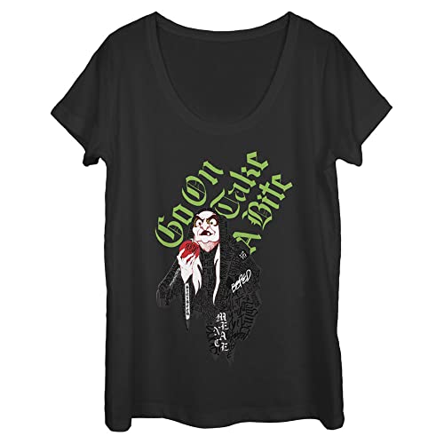 T-shirt Disney Hag noir mode femme taille S avec motif imprimé texte original