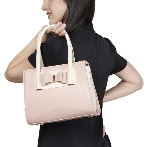 Image of Lavie Luxe Women's Knot Satchel Handbag | Satchel Bag for Work | Ladies Purse | Stylish Shoulder Bag | Gift For Women